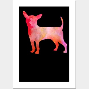 Chihuahua Watercolor Gift For Chihuahua Lover Posters and Art